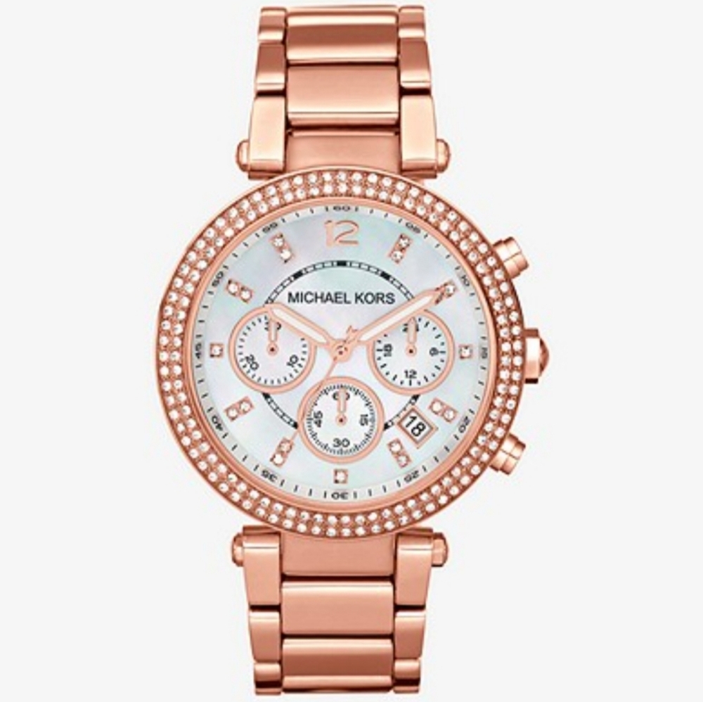 Michael Kors rose gold watch